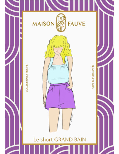 Grand Bain Shorts Pattern - Maison Fauve