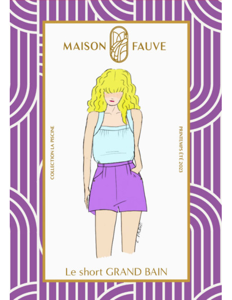 Grand Bain Shorts Pattern - Maison Fauve