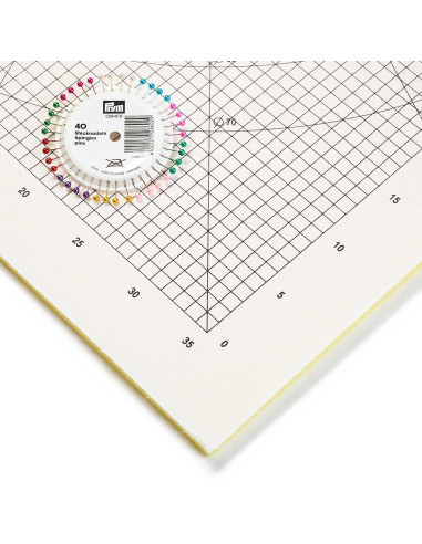 Checkered ironing mat