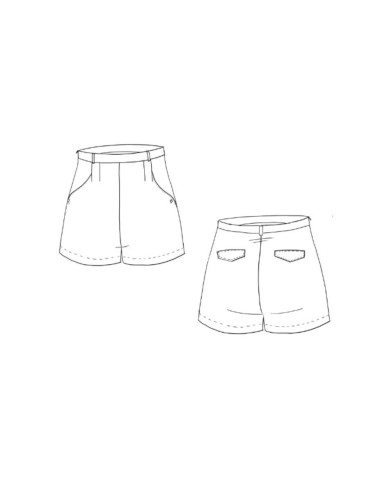 Grand Bain Shorts Pattern - Maison Fauve