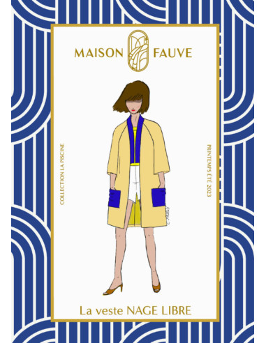 Free Swim Jacket Pattern - Maison Fauve