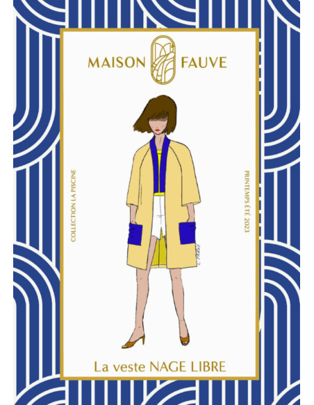 Free Swim Jacket Pattern - Maison Fauve