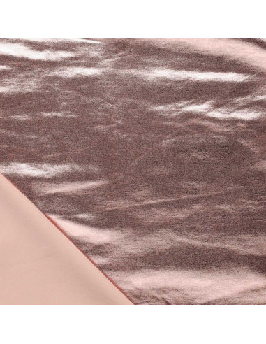Stretch lamé fabric - Light pink