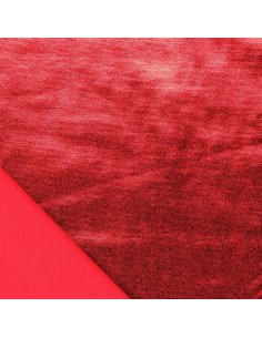 Stretch lamé fabric - Red 2