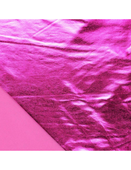 Stretch lamé fabric - Fuchsia