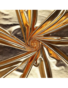 Stretch lamé fabric - Gold