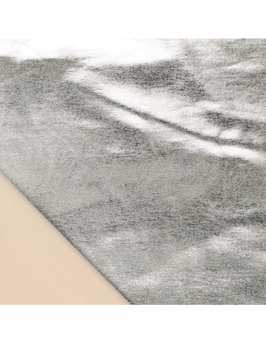 Stretch lamé fabric - Silver