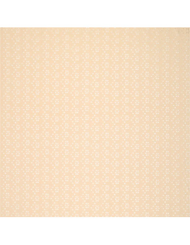 Stretchable English embroidery fabric - Light beige