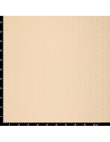 Stretchable English embroidery fabric - Light beige