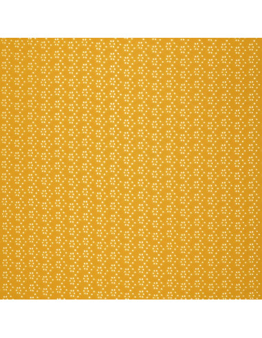 Stretch English embroidery fabric - Curry