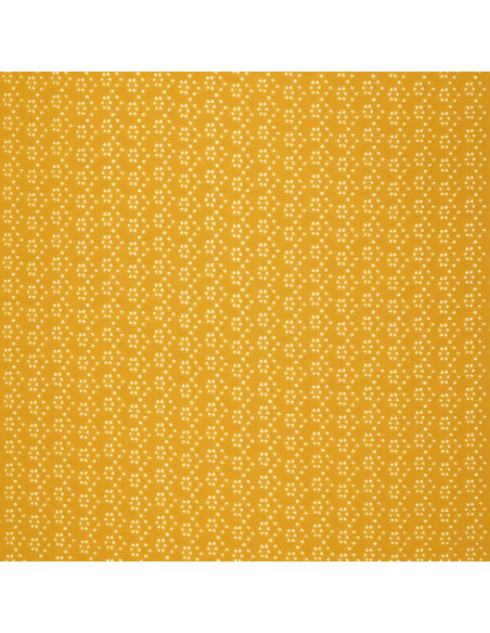 Stretch English embroidery fabric - Curry