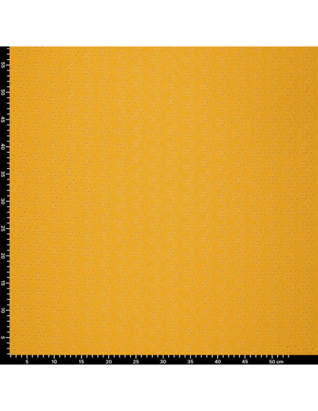 Stretch English embroidery fabric - Curry