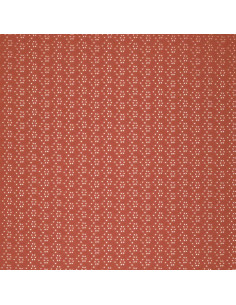 Stretch English embroidery fabric - Brick 2