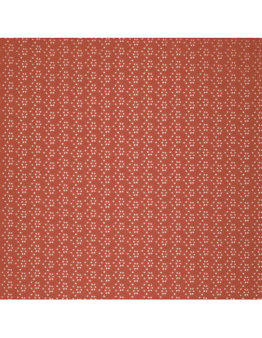 Stretch English embroidery fabric - Brick