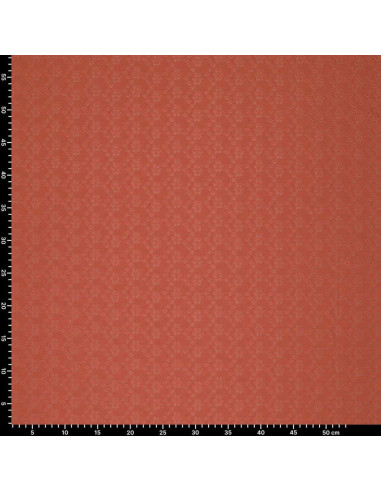 Stretch English embroidery fabric - Brick