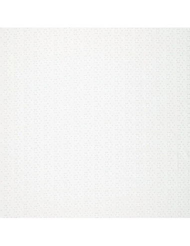 Stretchable English embroidery fabric - White