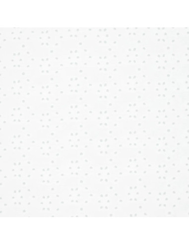 Stretchable English embroidery fabric - White