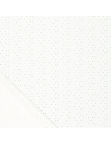 Stretchable English embroidery fabric - Ecru