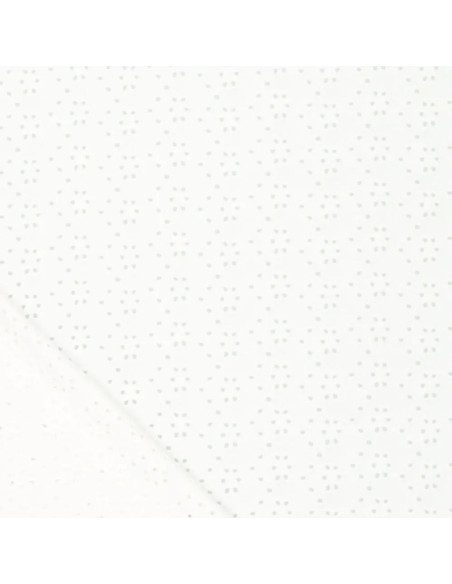 Stretchable English embroidery fabric - Ecru