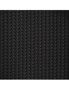 Stretchable English embroidery fabric - Black 2