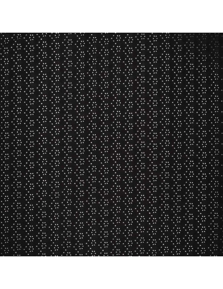 Stretchable English embroidery fabric - Black