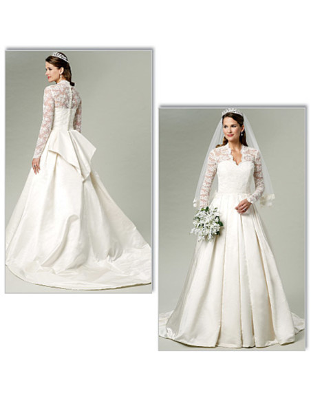 Wedding dress pattern - Butterick 5731