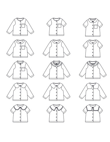 Rio Unisex Blouse Pattern - Ikatee