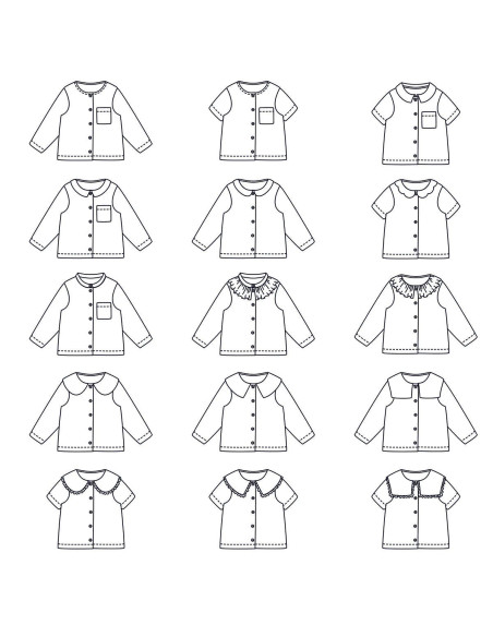 Rio Unisex Blouse Pattern - Ikatee