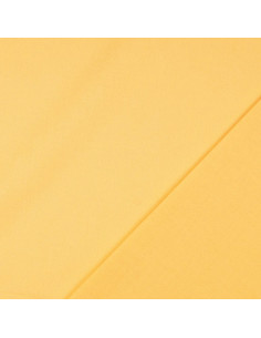 Plain cretonne cotton fabric - Straw yellow 2