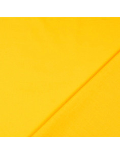 Plain cretonne cotton fabric - Yellow 2