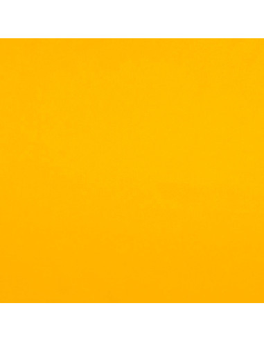 Plain cretonne cotton fabric - Saffron yellow