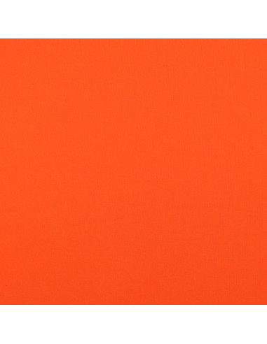 Plain cotton cretonne fabric - Orange