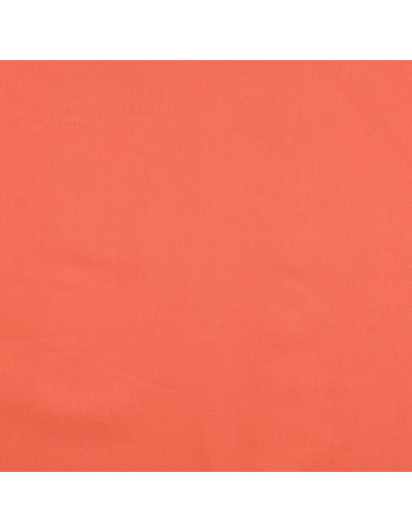Plain cretonne cotton fabric - Carrot orange