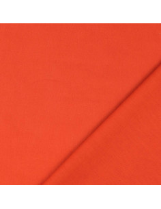Plain cotton cretonne fabric - Tomette 2