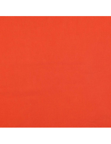 Plain cotton cretonne fabric - Tomette