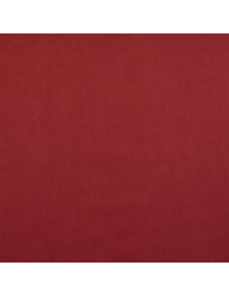 Plain cotton cretonne fabric - Wine red