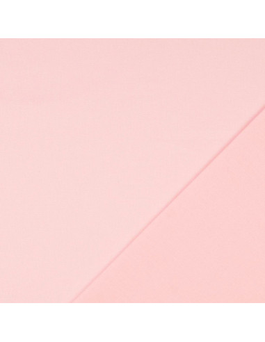 Plain cretonne cotton fabric - Light pink