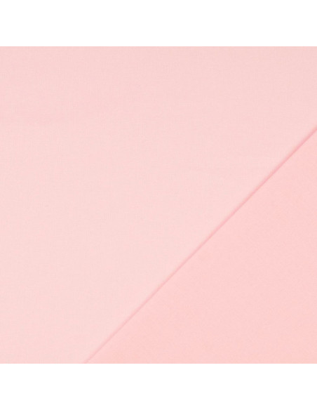 Plain cretonne cotton fabric - Light pink