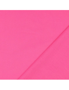 Plain cretonne cotton fabric - Bright pink 2