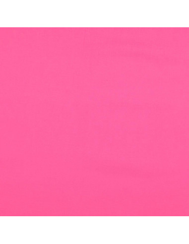 Plain cretonne cotton fabric - Bright pink