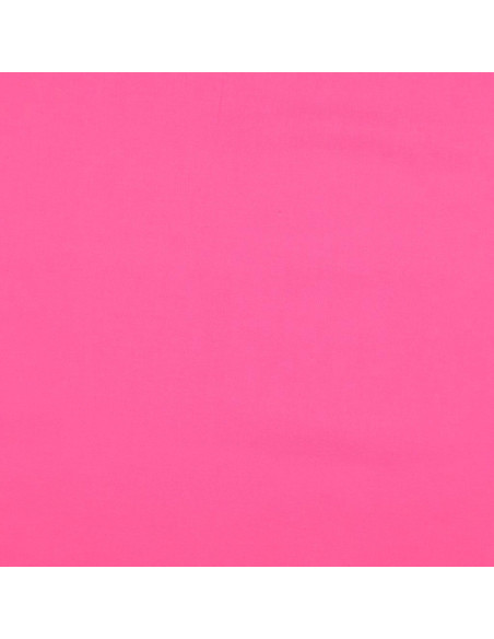 Plain cretonne cotton fabric - Bright pink