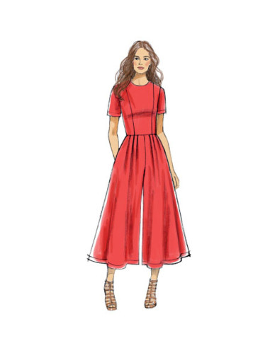 Dress and jumpsuit pattern - Vogue 9075