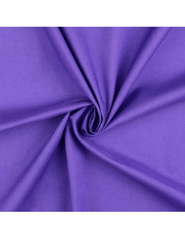 Plain cretonne cotton fabric - Amethyst Violet