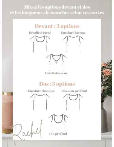Rachel T-shirt Pattern - Joli Lab