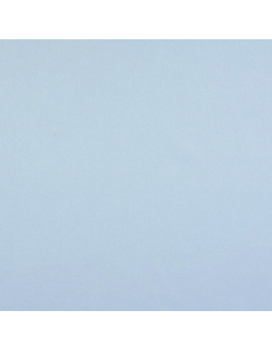 Plain cotton cretonne fabric - Sky blue