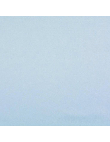 Plain cretonne cotton fabric - Baby blue