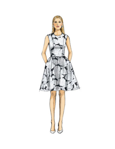 Dress and jumpsuit pattern - Vogue 9075