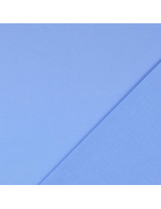 Plain cotton cretonne fabric - Cart blue 2