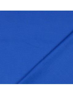Plain cotton cretonne fabric - Royal blue 2