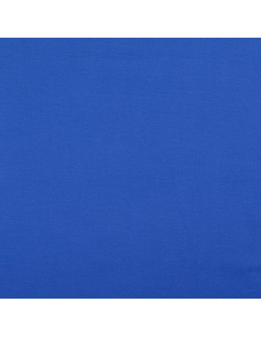 Plain cotton cretonne fabric - Royal blue